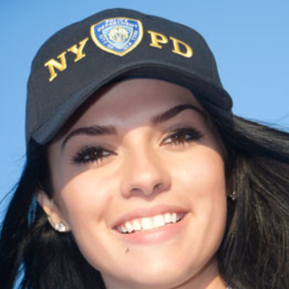Navy NYPD Shield Hat baseball cap unisex NWT - Picture 4 of 8